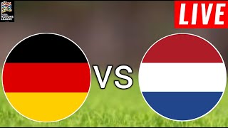 Germany vs Netherlands Live Score l Uefa Nations League Qualification 202425 [upl. by Omik]