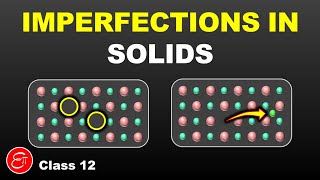 Imperfections in Solids  The Solid State  12  Chemistry for Class 12 in Hindi [upl. by Dnalel]