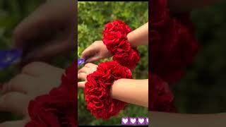 Cute flower bangles🌹🌹🌹 banglesflowerstrendingviral [upl. by Prince]