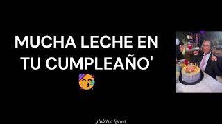 Tokischa  Mucha leche en tu cumpleaños letras [upl. by Aisek]