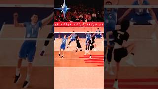 Ran Takahashi 🤝 Yamauchi double quick hit volleyball vnl2024 haikyuuvolleyballshorts [upl. by Huai]