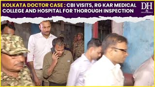 Kolkata Doctor Case  CBI visits RG Kar Medical College and Hospital for thorough inspection [upl. by Amara489]