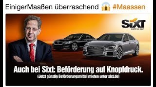 So lustig reagiert Sixt auf Maaßens Beförderung [upl. by Attiuqahs]