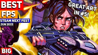 BEST Upcoming First Person Shooter FPS Indie Games Steam Next Festival  June 2022 [upl. by Aicrop]