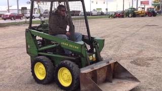 JOHN DEERE 70 SKID STEER LOADER FOR AUCTION ON EBAY [upl. by Nyret528]