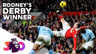 Rooneys EXTRAORDINARY Overhead Kick vs Man City  Greatest Premier League Stories [upl. by Clover]