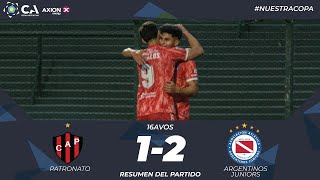 16avos Patronato 1  Argentinos Juniors 2 [upl. by Yenttirb612]