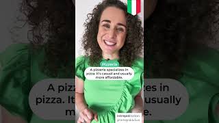 Trattoria  Ristorante  Pizzeria  Osteria  What’s the difference [upl. by Yknarf]