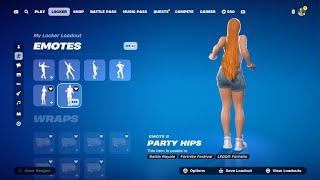 Party Hips ICE SPICE Fortnite [upl. by Fachini]