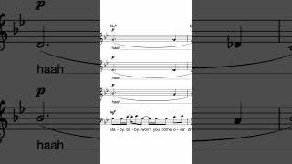 Hifi Bossanova choral arrangement for SATB  combopiano [upl. by Zalea]