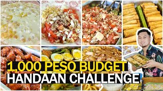 1000 Peso Budget Handaan Challenge  Foodie Bestie with Mr Batts [upl. by Sauer]