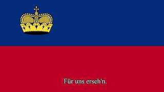 quotHigh on the young Rhinequot  National Anthem of Liechtenstein [upl. by Attenna137]