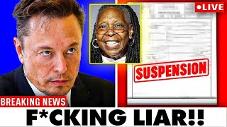 Whoopi Goldberg KICKED OFF The View After Elon Musk EXPOSED This [upl. by Muir]