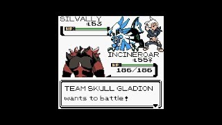 Pokémon Sun and Moon  Battle Vs Gladion 8 Bit [upl. by Yenatirb]