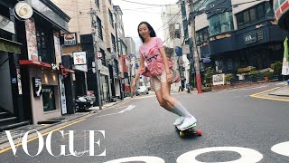 South Korean Longboarder Ko Hyojoo Rolls Through Seoul in Style [upl. by Rebme280]