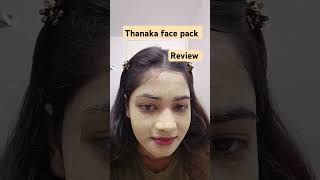 Thanaka face pack review 😯thanaka thanakareview whitingcream brightingskin brightingfacepack [upl. by Suzetta]