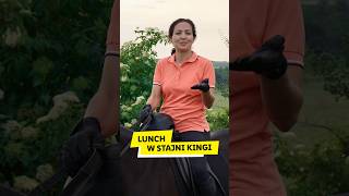 Lunch w stajni Kingi 🥗🐴 kuchnialidla kingaparuzel lunch sałatka konie [upl. by Aube561]