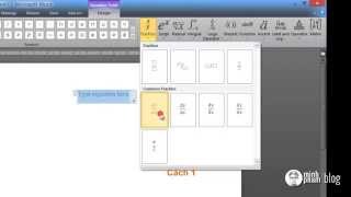 Cách gõ công thức toán học trong Word 2010 [upl. by Ohl]