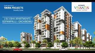 Honer Homes  Honer Vivantis 2 amp 3 BHK Luxury Apartment at Gopanpally Near Gachibowli [upl. by Fruma]