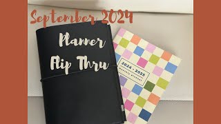 September 2024 Functional Planner Flip Thru  Print Pression ampFilofax [upl. by Aneev223]