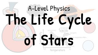 Life Cycle of Stars  ALevel Physics Revision [upl. by Aindrea]