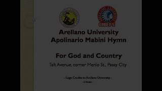 Arellano University  Apolinario Mabini Hymn [upl. by Aisenet]