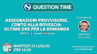 Assegnazioni provvisorie conto alla rovescia ultime ore per la domanda [upl. by Dempsey63]