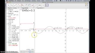 trigonometriske ligninger i Geogebra [upl. by Hgieloj]