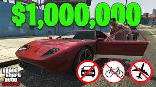 How Long Does it Take to Make 1000000 in GTA Online Without Using Vehicles [upl. by Filemon]