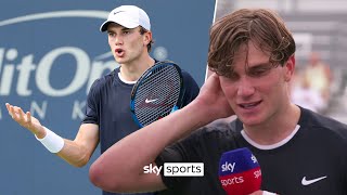 Jack Draper reacts to his MASSIVE comeback win against Tsitsipas 💥 [upl. by Nahum]