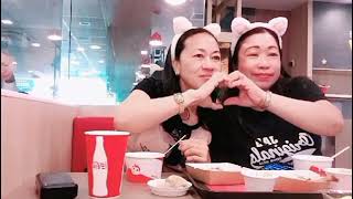 MUKBANG JOLLIBEE PART2 WITH CESS MIX VLOG mukbang jollibeebidaangsaya bonding ofwhk trending [upl. by Halac792]