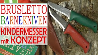 Kindermesser  Schnitzmesser mit Konzept  Brusletto Barnekniven [upl. by Idnahk88]