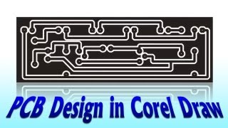 PCB Design in Corel Draw  Electronics Projects  Fast amp Easy Tutorial  by King Tutorials [upl. by Salta]