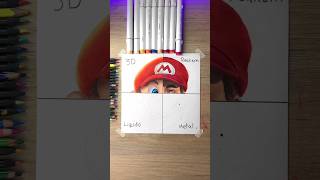 Dibujo de Mario Bross Realista 🤩 drawing dibujo mariobros [upl. by Aitnis]