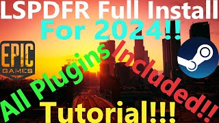 LSPDFR Full Install Tutorial  All Plugins Included  2024  criminaljusticeyoutube [upl. by Ahsrav105]