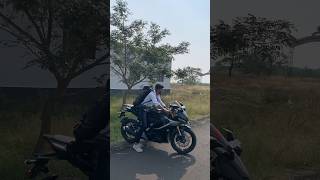 Aab dekho Wheelie me R15 rider biker shortfeed ytshortsyoutubeshorts shorts makrider16 [upl. by Elocel]