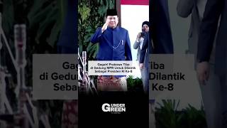 PRABOWO TIBA DI GEDUNG MPR UNTUK DILANTIK SEBAGAI PRESIDEN RI PERIODE 20242029 [upl. by Yelsehc]