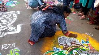 Mylapore Rangoli Contest 2020 Rammys kitchen Part 2 [upl. by Sperling211]