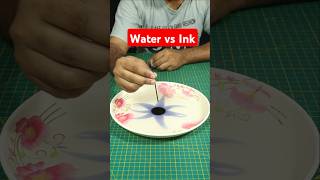 What Happens When Water Meets Ink II জল ও পেনের কালি। experiment science trending facts [upl. by Ellon360]