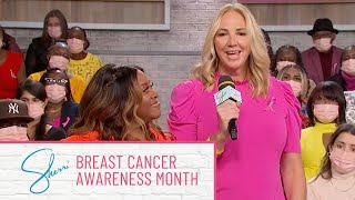 Sherri Recognizes Breast Cancer Survivors [upl. by Onirefez]