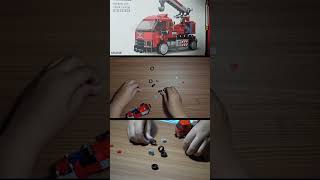 Merakit Lego Crane Decool Part 21 shorts [upl. by Paehpos667]