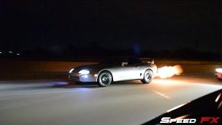 870WHP ZR1 VS 800WHP GT500AUTO W 1000whp Supra [upl. by Stulin]