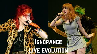 Paramore  Ignorance Live Evolution 20092022 [upl. by Lleret602]