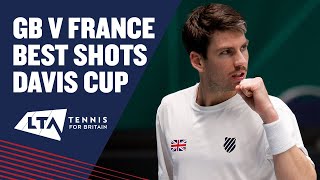 Great Britain v France Best Shots  Davis Cup Finals 2021 [upl. by Htebasile]