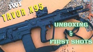 IWI TAVOR X95 PERFORMANCE REVIEW SERIES  Unboxing amp First Shots  Best CivilianUrban Rifle [upl. by Rondi507]