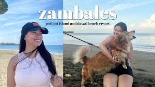 zambales vlog potipot island and dawal beach resort 🌴 [upl. by Ruberta740]