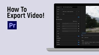 How to Export Video in Premiere Pro easy [upl. by Onaivlis]