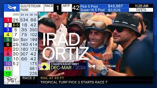 Gulfstream Park Handicapping Show  January 6 2024 [upl. by Shea]