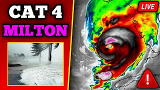 The HUGE Tornadoes From Hurricane Milton As It Occurred Live  100924 [upl. by Xirtaeb539]