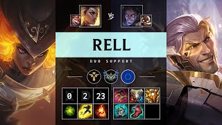 Rell Support vs Sylas  EUW Challenger Patch 1423 [upl. by Elimaj]